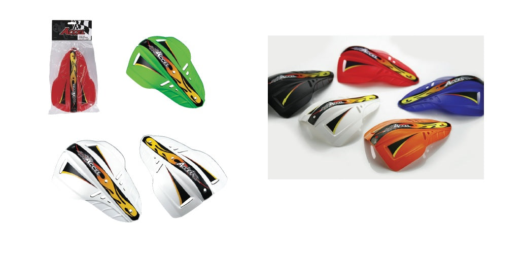 REPLACEMENT LEAVES FOR HANDGUARDS (ENDURO) BLACK (FOR HGS 01,02,05,06,07) (SET 2 PCS)