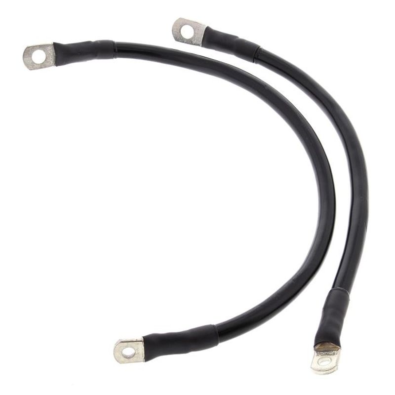 Battery Cable Kit (Length 30CM, 40,5CM, Transparent) HARLEY FXLR LOW RIDER CUSTOM 89-94, FXRS LOW RIDER 89-92, FXRS CONV LOW RIDER 89-92, FXR SUPER GLIDE 89-94
