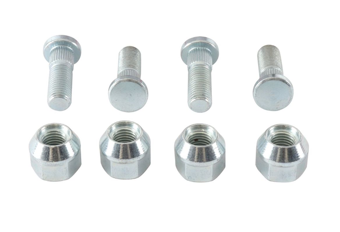 Wheel Stud and Nut Kit Front M10 X 1,25 SUZUKI KING QUAD, Rear SUZUKI KING QUAD, LT-R450 06-09, LT-Z400 03-14 - SEE ADDITIONAL DESCRIPTION