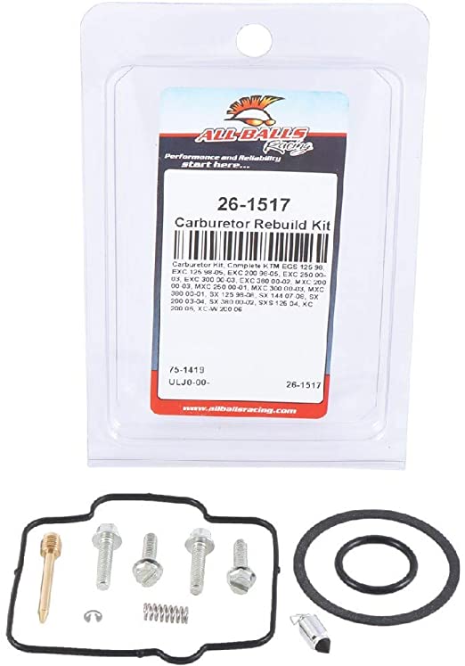 Carburetor Rebuild Kit KTM EXC380 00-02, EXC 250/300 00-03, EXC 125/200 98-05