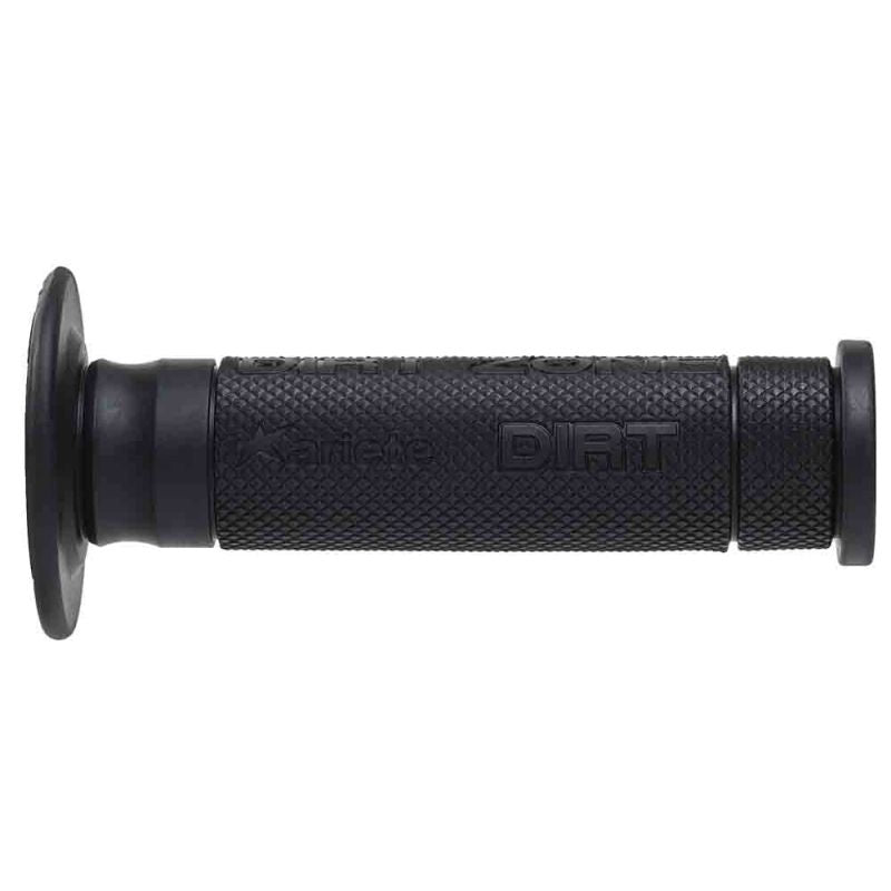 OFF ROAD DIRT ZONE GRIP SOFT (YAMAHA TENERE 700) (135 mm) WITH HOLE BLACK