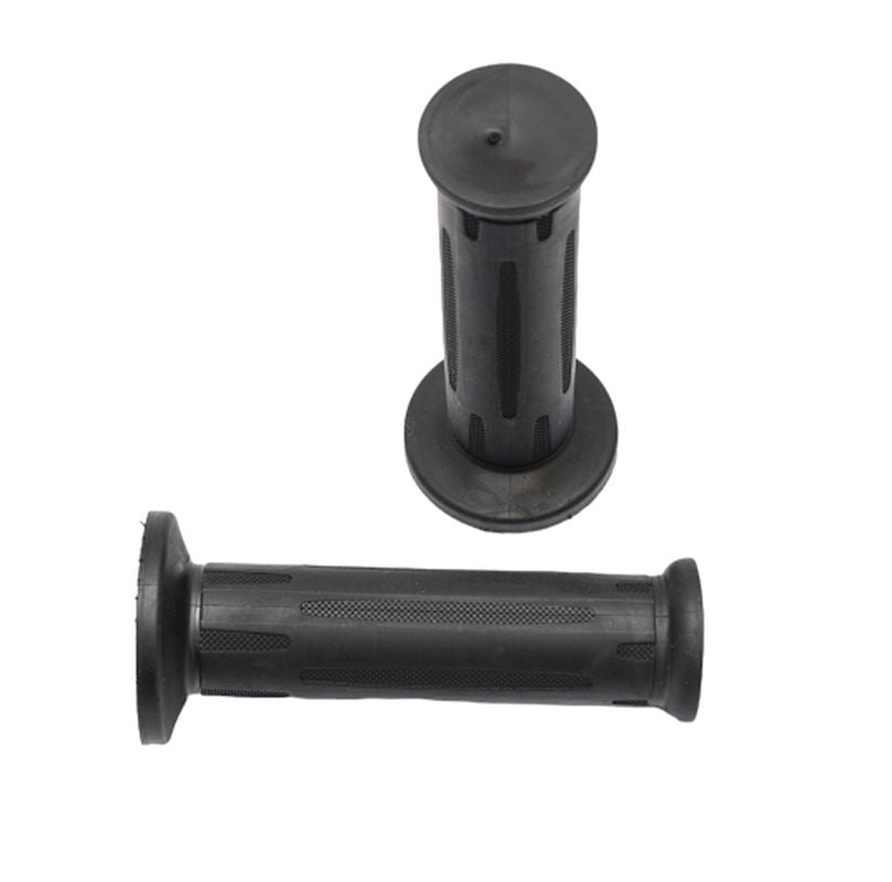 ROAD BMW GRIPS FOR HEATED HANDLES (125 mm) WITHOUT HOLE BLACK (Ø 26+26 mm) (BMW PATTERN)