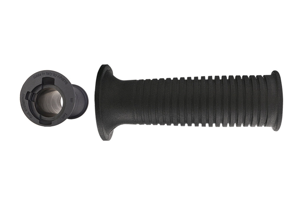 ROAD BMW GRIPS FOR HEATED HANDLES AND MULTI-CONTROL SYSTEM (125 mm) WITH HOLE BLACK (Ø 26+26 mm) (BMW PATTERN)