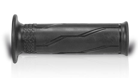ROAD SUPER SOFT GRIPS (120 mm) WITHOUT HOLE BLACK (YAMAHA PATTERN)