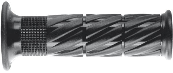 ROAD SUPER SOFT GRIPS (120 mm) WITH HOLE BLACK (YAMAHA PATTERN)