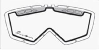 DOUBLE GOGGLE LENS CLEAR VENTED