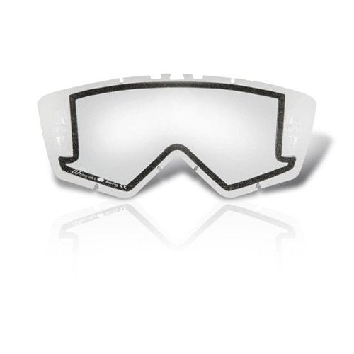 DOUBLE GOGGLE LENS CLEAR FOR TEAR-OFFS AND ROLL-OFF