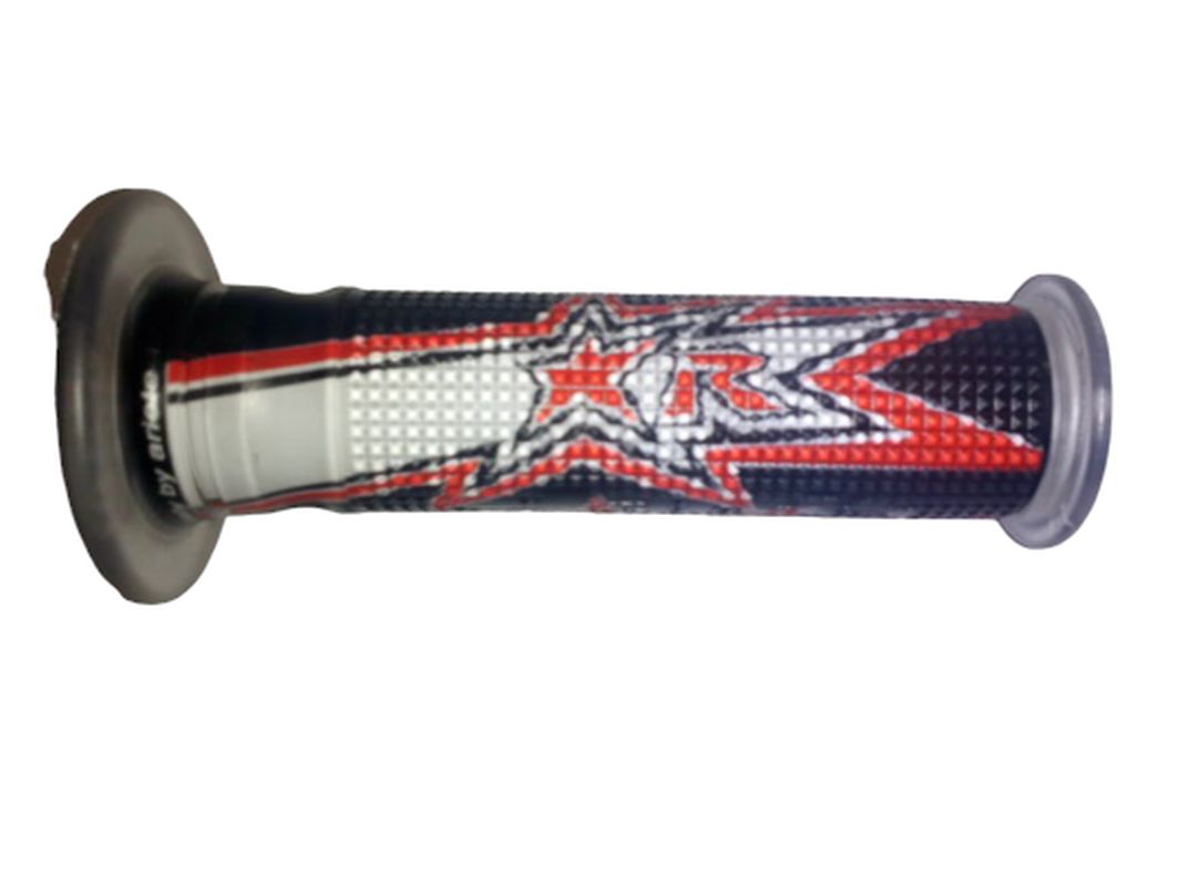 GRIPS 02632-FRBR EVO ROAD (120 MM) WITH HOLE BLACK/WHITE/RED