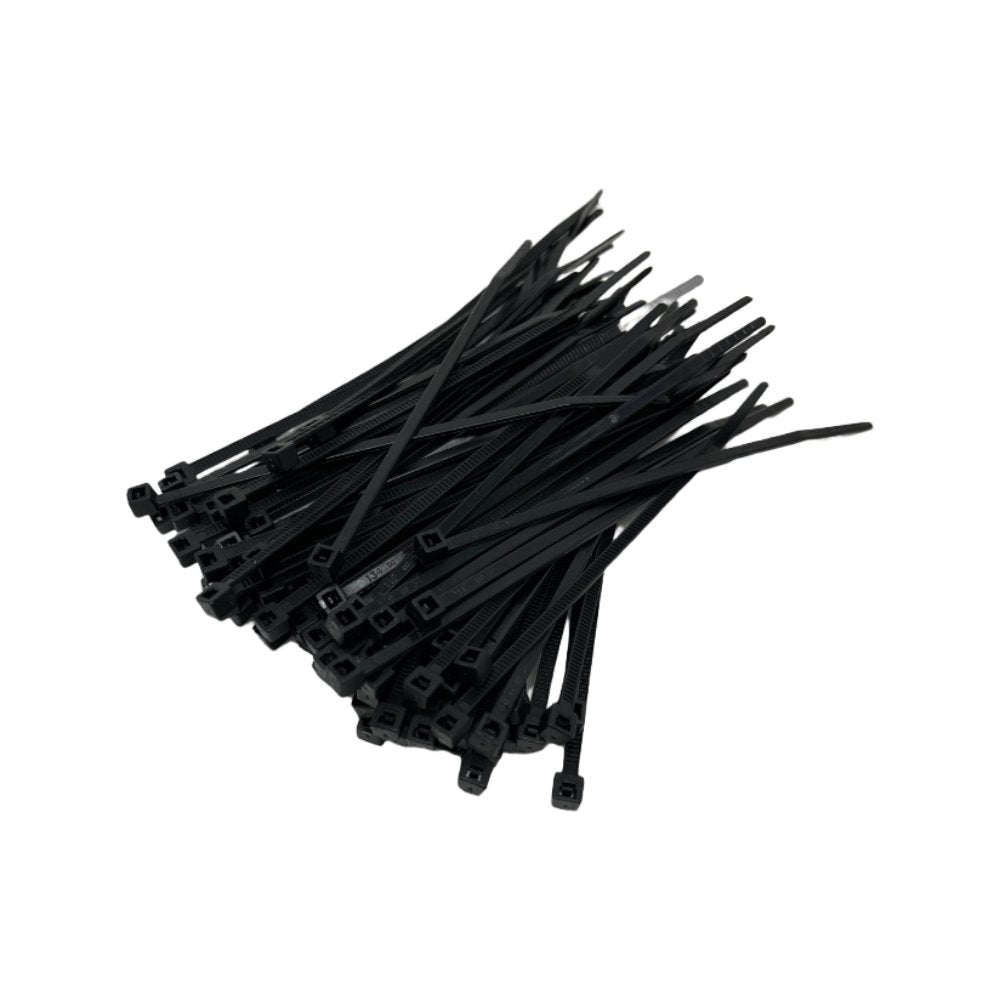CABLE TIES (ZIP TIES) BLACK SIZE 3.5X200MM (100 PCS)