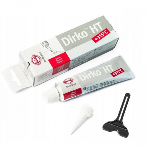 DIRKO HT SILICONE SEALANT GREY 70ML (-60 TO +315 °C)