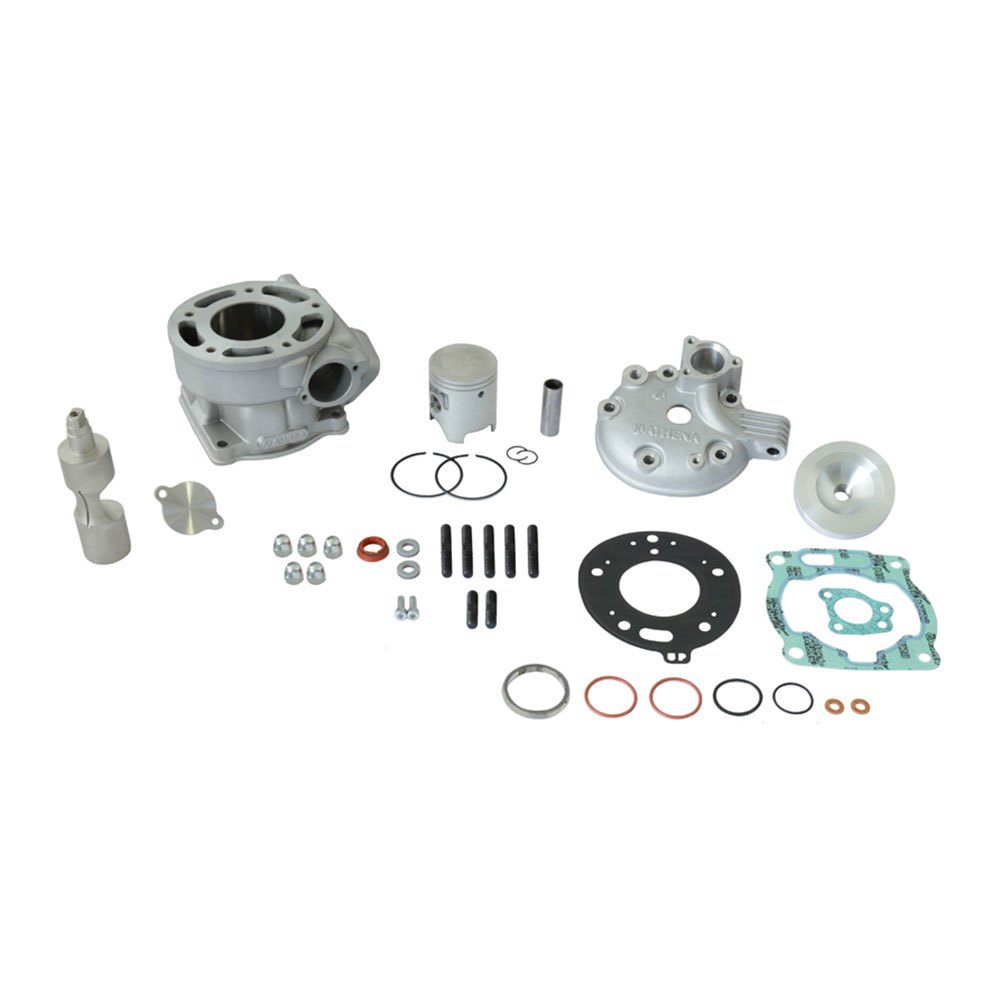 Complete Cylinder YAMAHA DT 125 R/RE/X, TDR 125 ,TZR125 91-06 WITH HEAD AND EXHAUST VALVE NICASiL STD 56,00MM (CYLINDER, PISTON, TOP-END, EXHAUST VALVE, HEAD)
