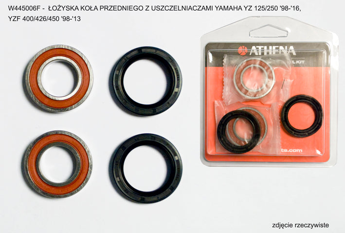 Front wheel bearings With seals YAMAHA YZ 250 98-20, YZ 125 98-20, YZF 450 98-13, YZF 426 98-13, YZF 400 98-13