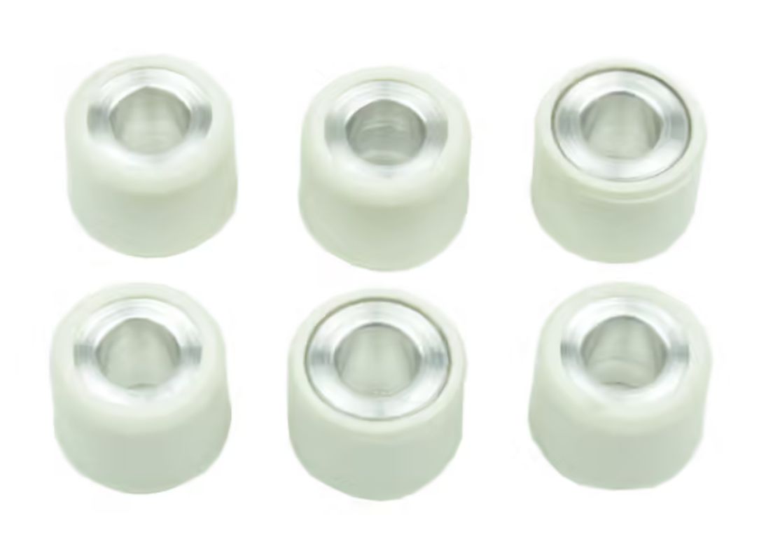 variator roller weights 6 pcs. 15X12 MM 5 GR. YAMAHA YW 50, YQ 50, YN 50, YH 50, JOG 50, CW 50, CT 50, CS 50, BWS 50, PIAGGIO GRILLO 50, CIAO 50, BROVO 50, APRILIA SR 50, SONIC 50, SCARABEO 50, GULLIVER 50, AMICO 50