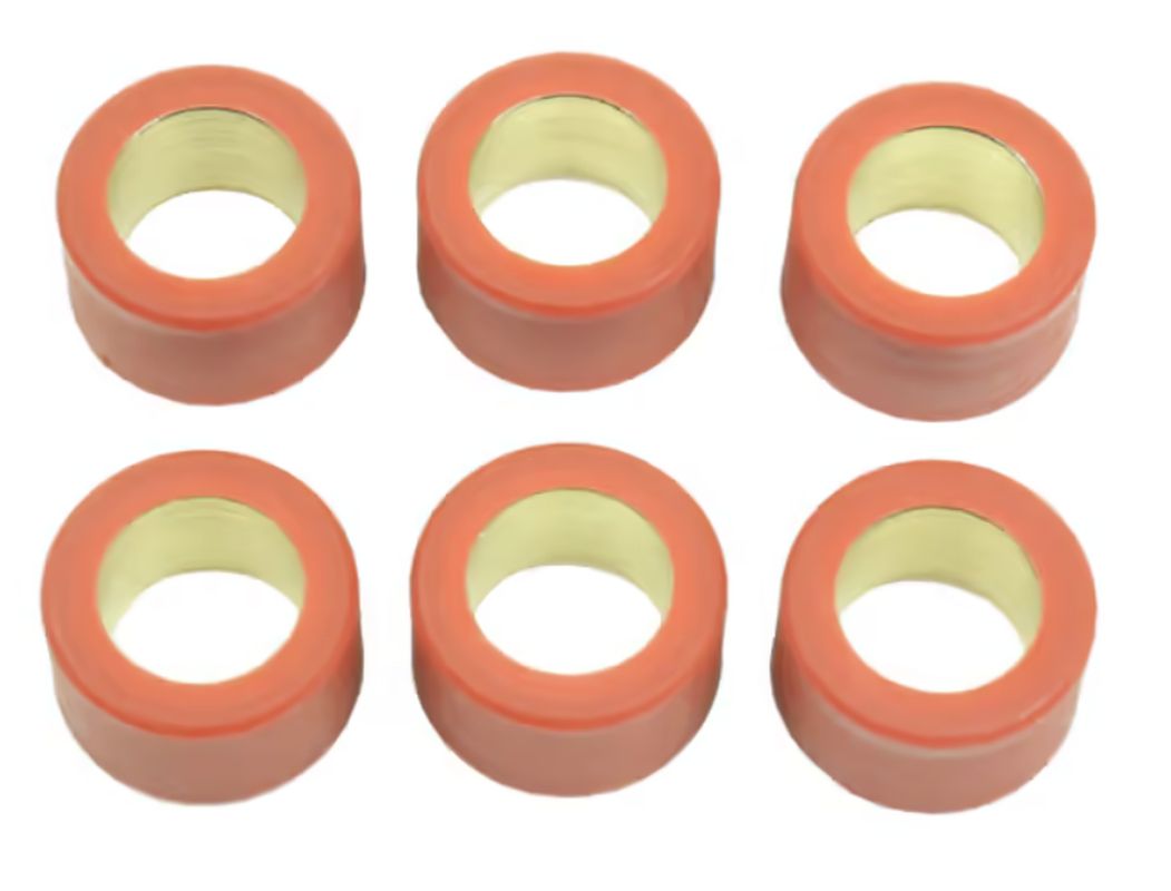variator roller weights 6 pcs. 20X12 MM 9 GR. MALAGUTI MADISON 250, PHANTOM 250, YP MAJESTY 250, APRILIA LEONARDO 250, KYMCO BW 125, YAMAHA XC 125, XQ 125, XN 125, YP 150 MAJESTY, YP 125 MAJESTY