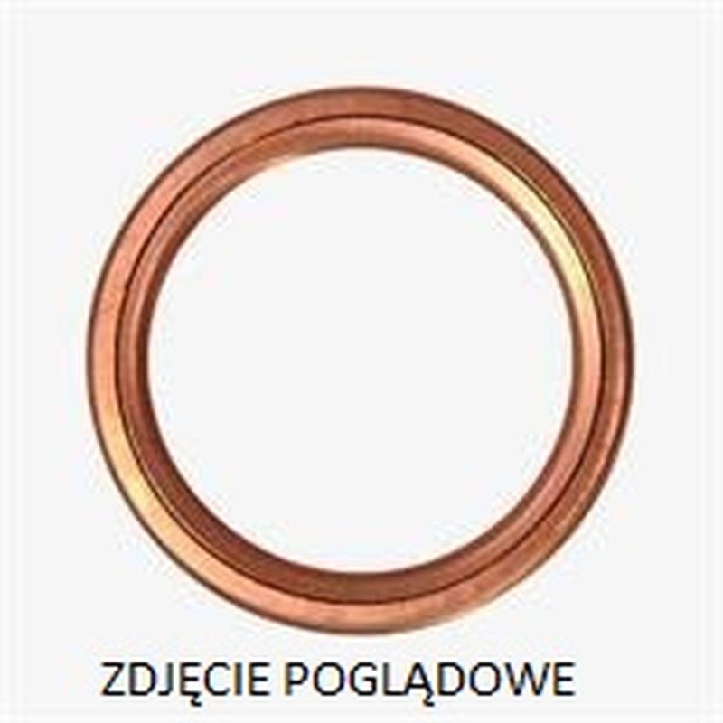 GASKET (COPPER WASHER) FOR EXHAUST PIPE KAWASAKI KX 100 98-13, KX 85 01-18, KX 80 98-00 (34X39X1,5MM) (OEM:110601842)