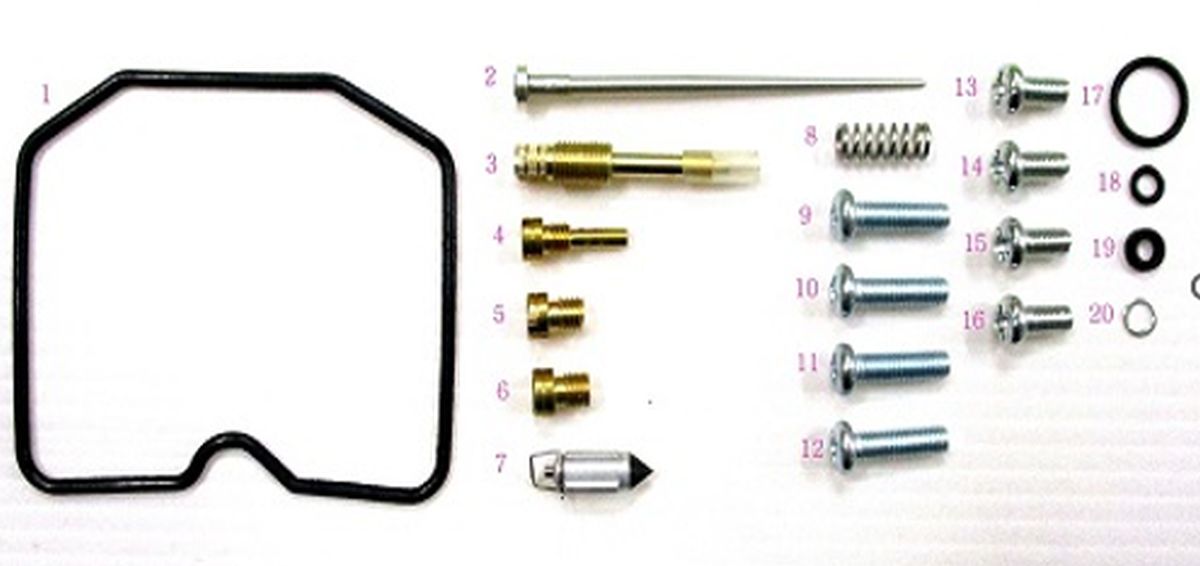 CARBURETOR REPAIR KIT SUZUKI LT-A/LT-F 400 EIGER 02-07 (26-1090)