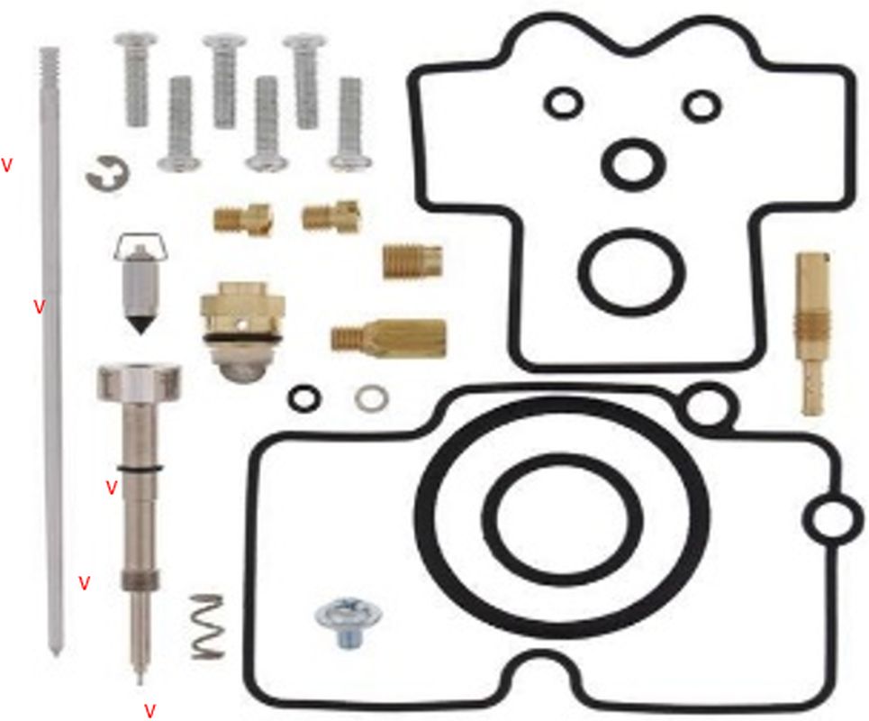 CARBURETOR REPAIR KIT YAMAHA WR 400F 00 (26-1323)