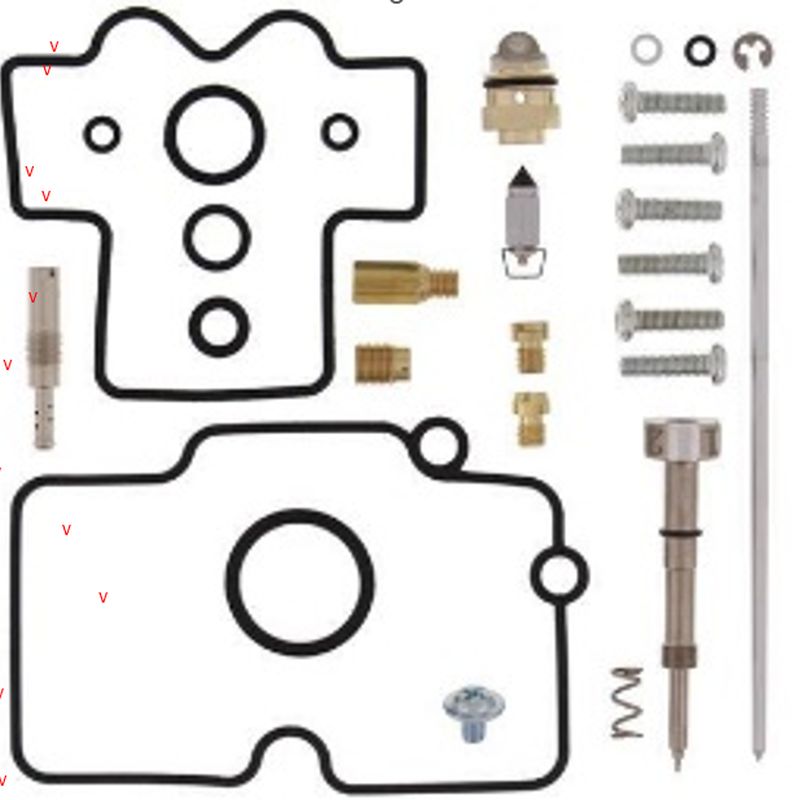 CARBURETOR REPAIR KIT YAMAHA YZ 250F 01-02 (26-1287)