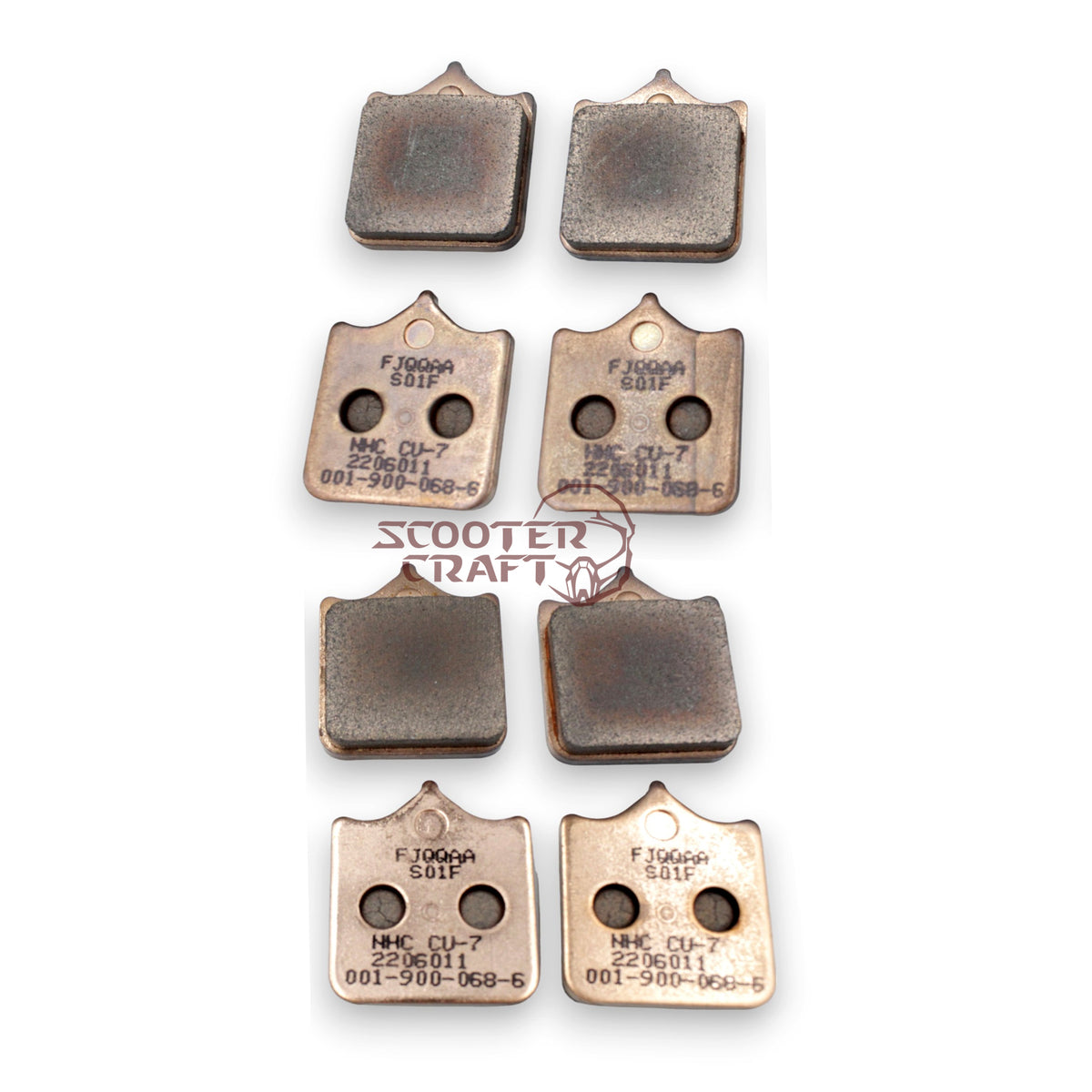 Front brake pads set QJMotor SRT 550 SX, SRK 600, SRV 600 V, SRV 700, genuine