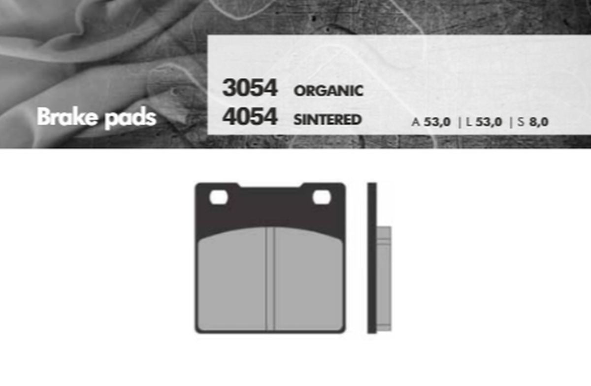 BRAKE PADS KH161 SINTERED METALLIC (GOLD) (KAWASAKI ZXR/ZZR/ZRX/ZX REAR) (FT 4054)