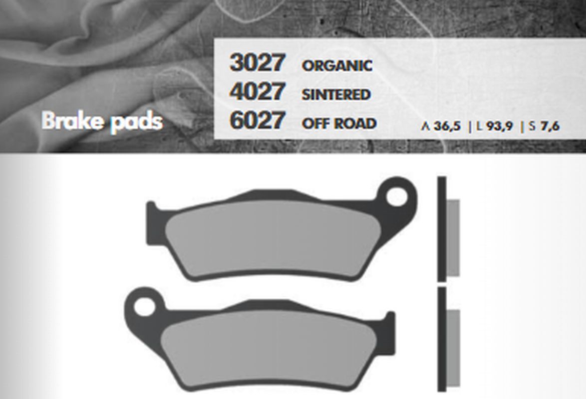 BRAKE PADS KH181 SINTERED METALLIC (GOLD) OFF ROAD BREMBO FRONT E.G. KTM SX/EXC (FT 6027)