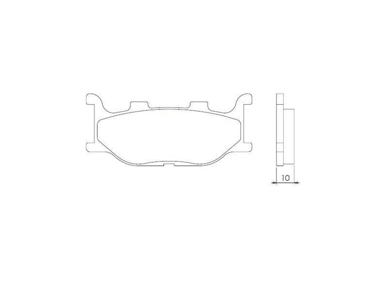 BRAKE PADS KH199 SINTERED METALLIC (GOLD) (FT 4019)