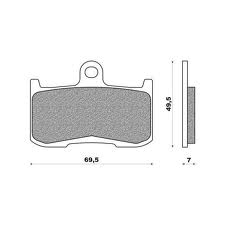 BRAKE PADS KH347 CERAMIC (FT 5120)