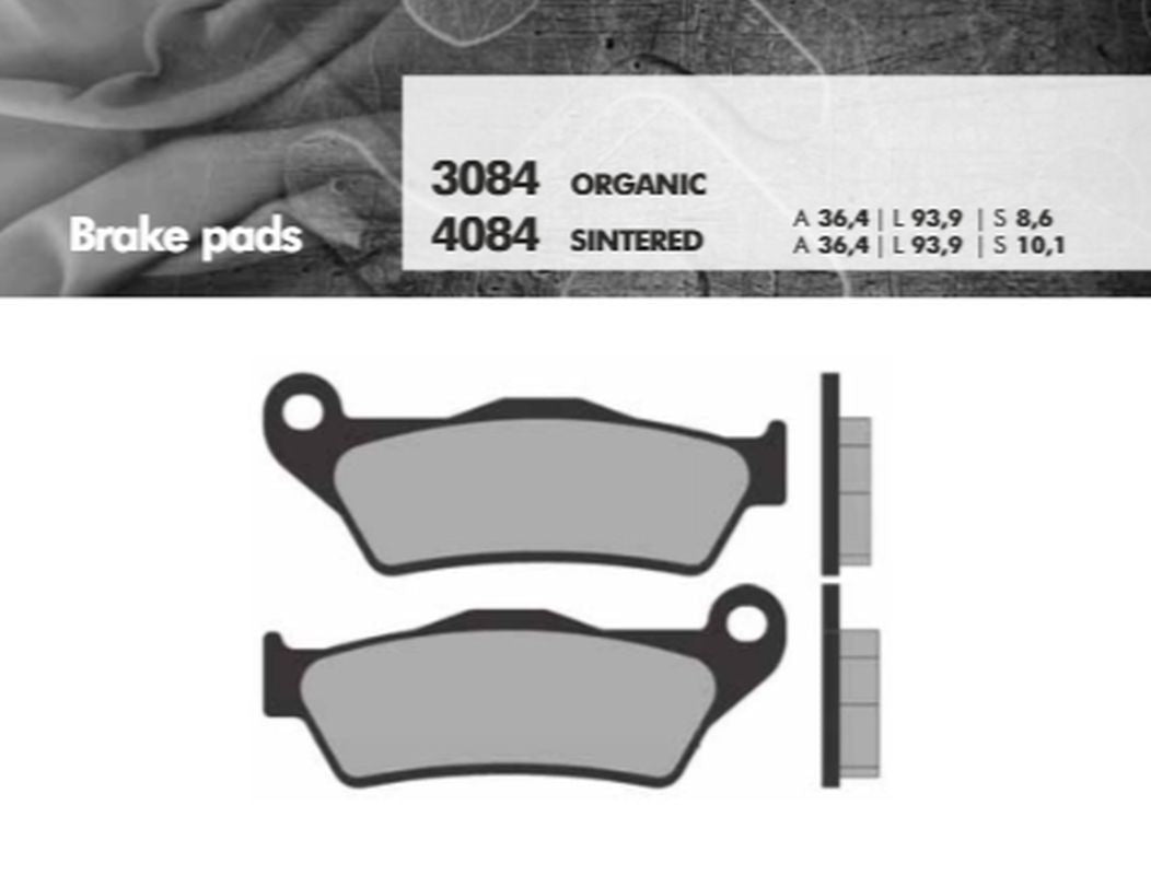 BRAKE PADS KH363 SINTERED METALLIC (GOLD) BMW REAR (FT 4084)