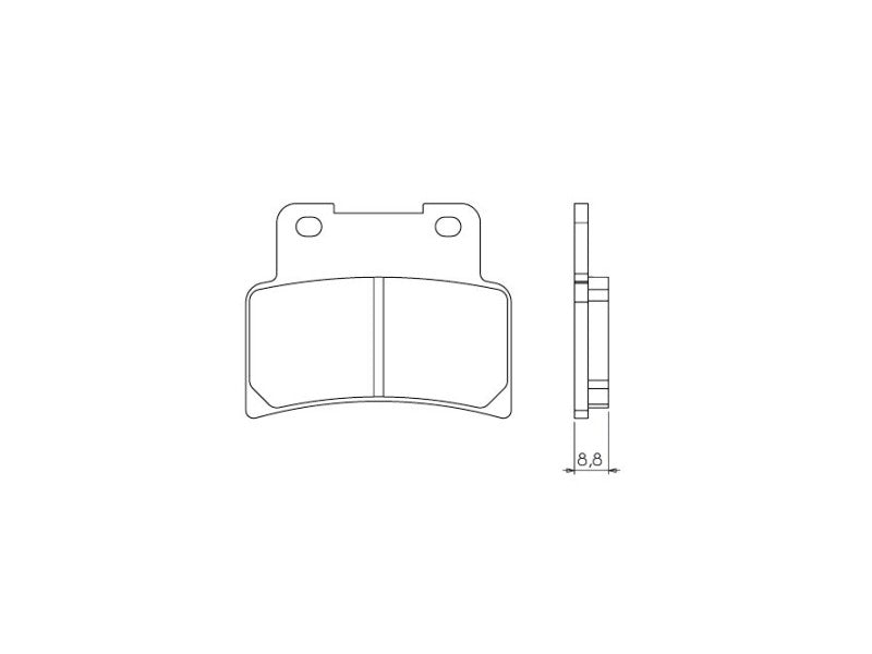 BRAKE PADS KH432 (ORGANIC)