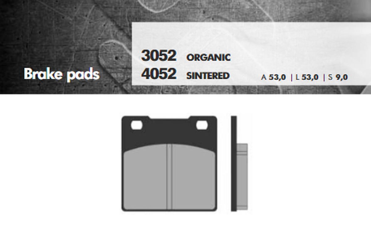 BRAKE PADS KH63 SINTERED METALLIC (GOLD) (FT 4052)