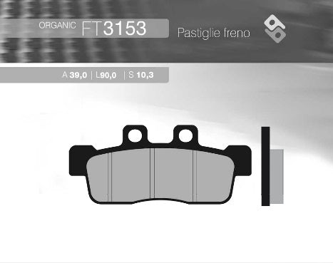 BRAKE PADS KH632 YAMAHA NXC125 CYGNUS 07-10 FRONT (FT 3153)