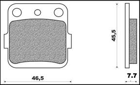 BRAKE PADS KH084 (ORGANIC)
