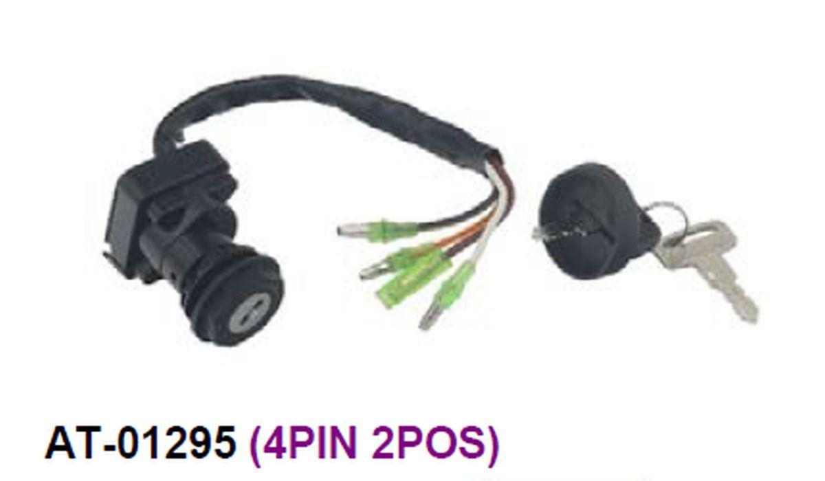 IGNITION SWITCH KAWASAKI KLF 110F MOJAVE '88, KLF 220 BAYOU '88-'95 (OEM: 27005-1131)