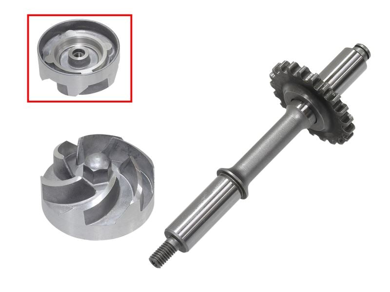 WATER PUMP SHAFT AND IMPELLER KAWASAKI KVF 650 BRUTE FORCE '05-'14, KVF 750 BRUTE FORCE '12-'21, KRF 750 TERYX '08-'13, KFX/KVF 700 '04-'09, SUZUKI LT-V 700 '04-'06