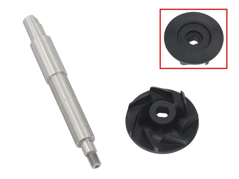 WATER PUMP SHAFT AND IMPELLER POLARIS SPORTSMAN 600/700/800 '02-'14, RANGER 700 '05-'09, RANGER/RZR 800 '08-'14 (5433684)