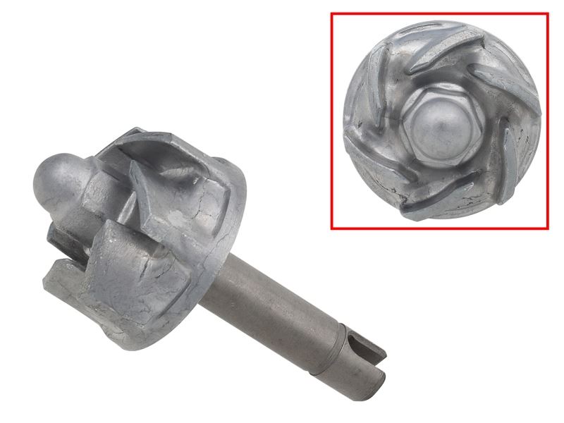 WATER PUMP SHAFT AND IMPELLER YAMAHA YFM 400 '00-'08, YFM 450 '03-'14 (5CG-12450-00-00)
