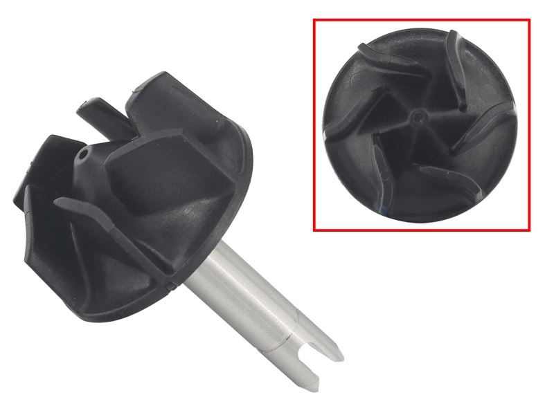 WATER PUMP SHAFT AND IMPELLER YAMAHA YFM 550 GRIZZLY '09-'14, YFM 700 GRIZZLY '07-'15, YXC/YXM 700V VIKING '14-'18, YXR 700 RHINO '08-'13 (3B4-12450-00-00)