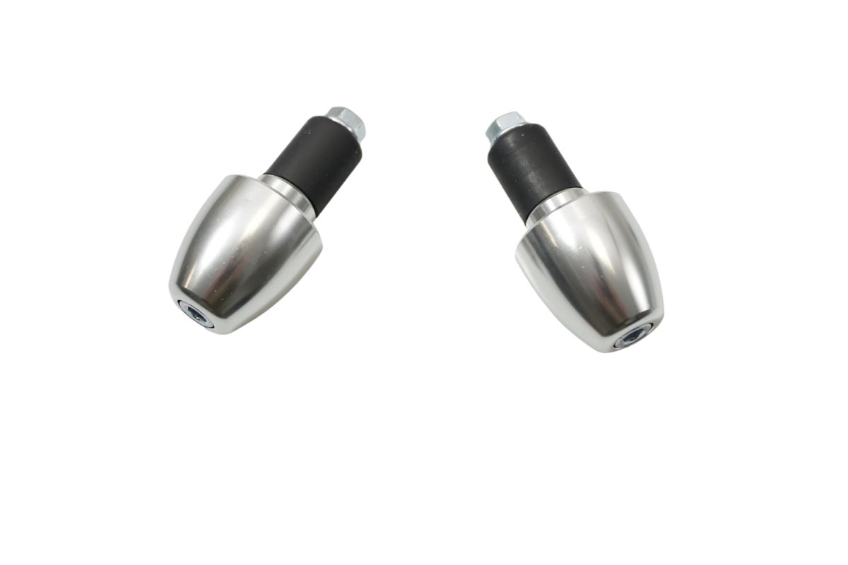HANDLEBAR END WEIGHTS DIAMETER 17.5MM CHROME