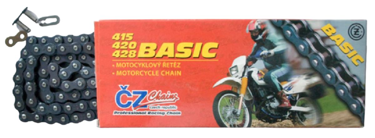 DRIVE CHAIN 420 BASIC (420S) (130 LINKS) (19.0KN) + CLIP