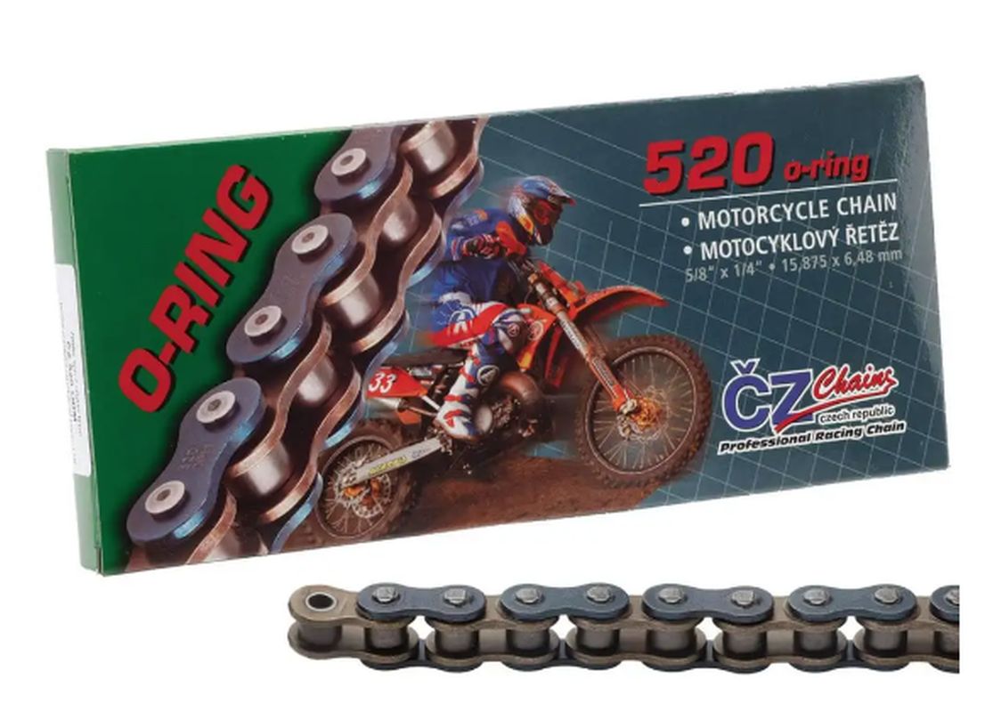 DRIVE CHAIN 520 ORM (106 LINKS) O-RING UP TO 450CC (34.0KN) + CLIP