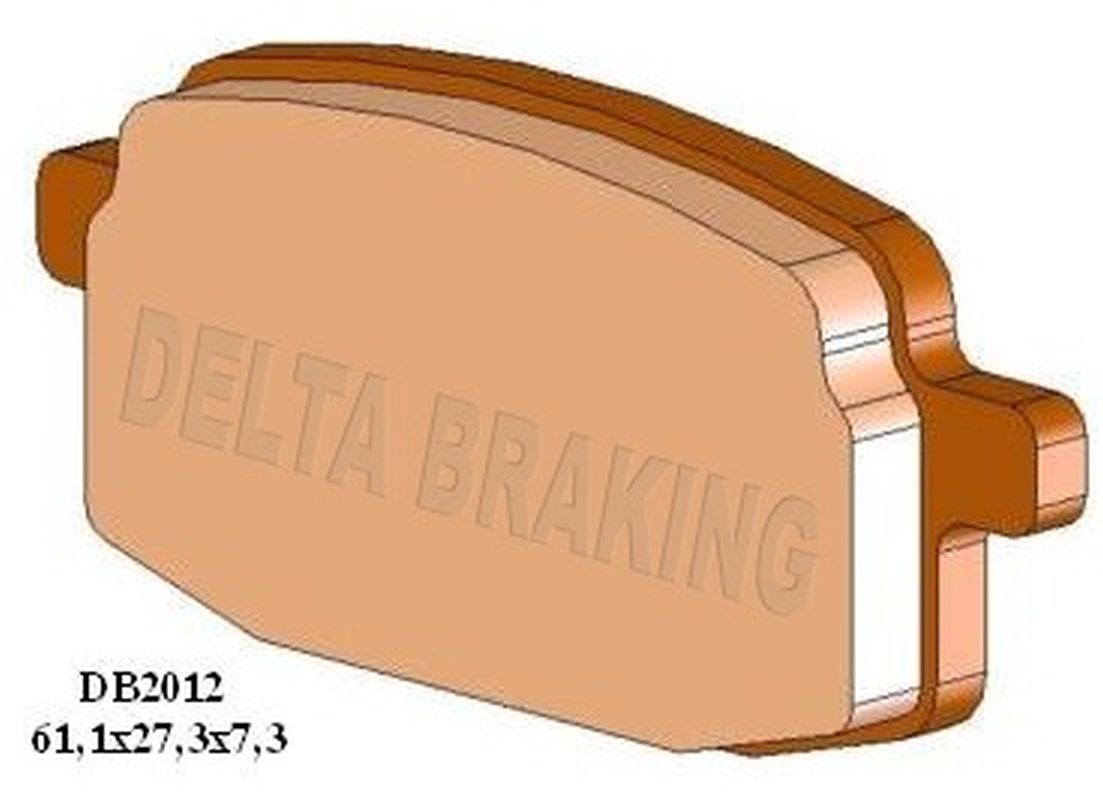 BRAKE PADS KH169 FRONT BETA 125R, YW 100T 96, YA 100 GRAND AXIS 05, PEUGEOT CLIC 50 08-11, ADLY SILVER/FOX 50 01-05