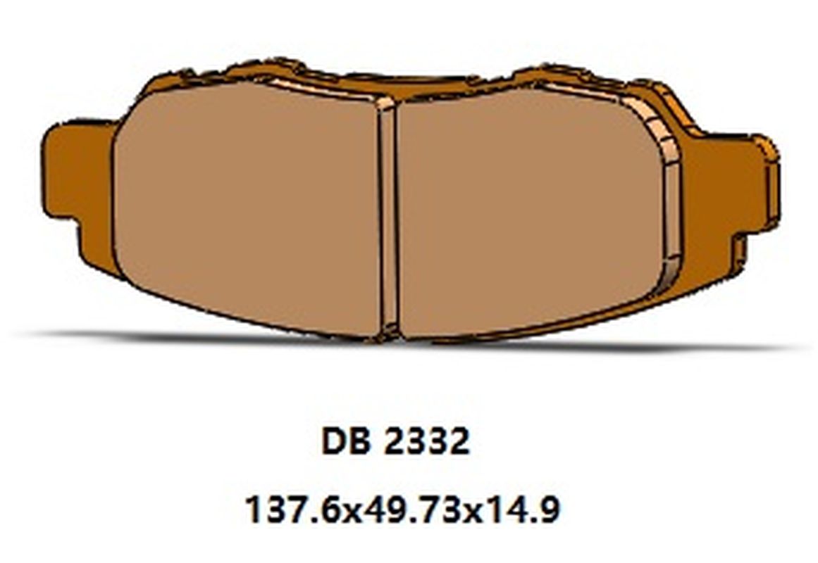 BRAKE PADS KH670 REAR POLARIS SLINGSHOT 2000 15-18