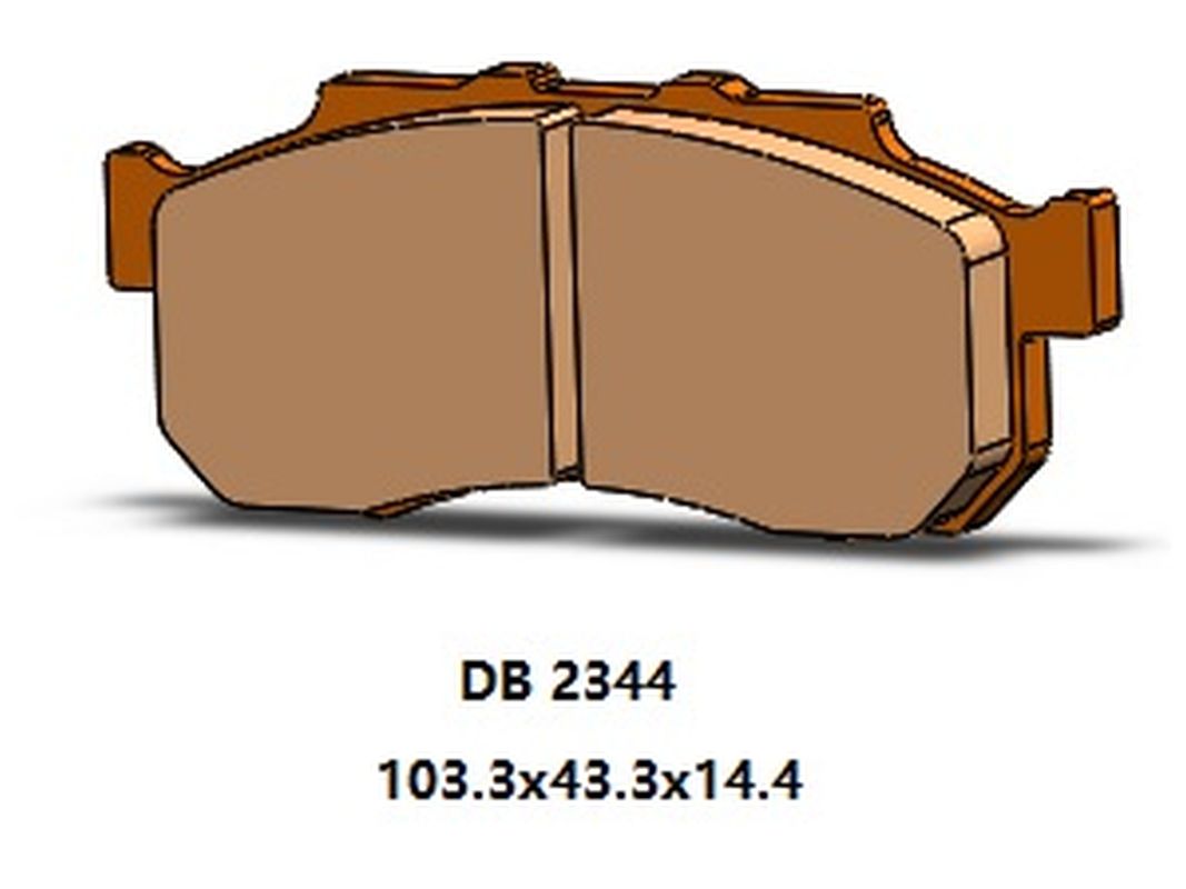 BRAKE PADS KH712 FRONT HONDA SXS 500 PIONEER 15-22, SXS 520 PIONEER 21-22, SXS 700 PIONEER 16-22