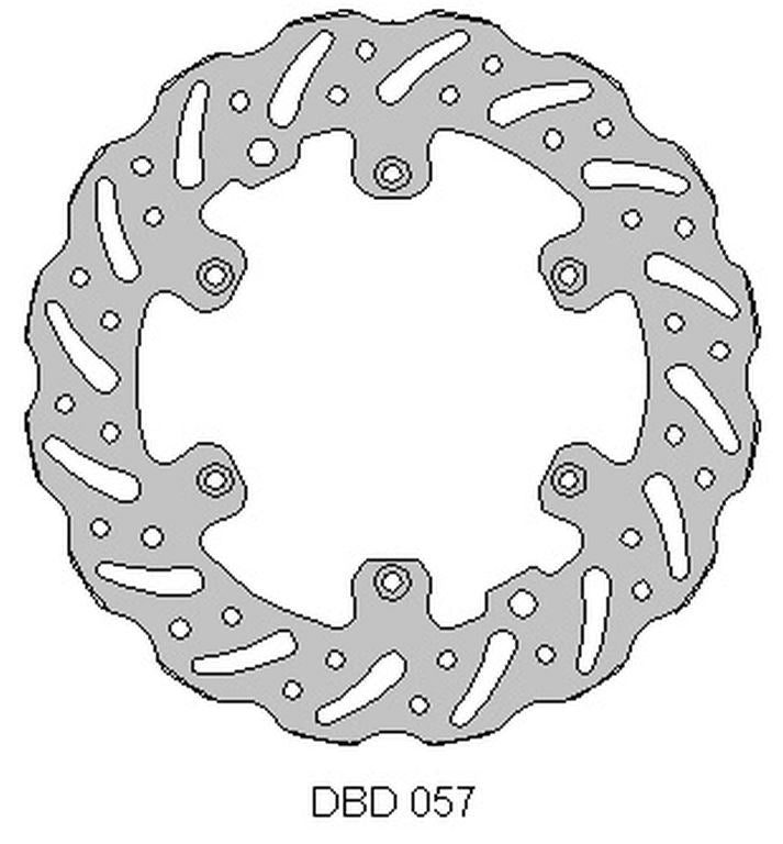 BRAKE DISC FRONT BETA 2T/4T 13-21, WAVE (260X126.5X3MM) (6X6.5MM) (NG1293)