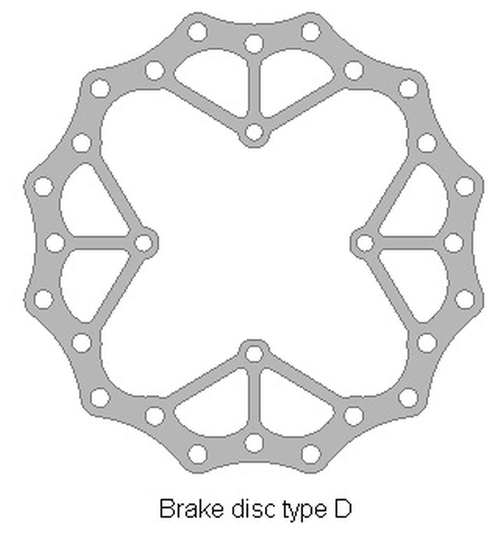 BRAKE DISC FRONT KAWASAKI KX 450 15-21, KX 250 15-21, WAVE ULTRA LIGHT (270X109.5X4MM) (4X9.5MM) (NG1151)