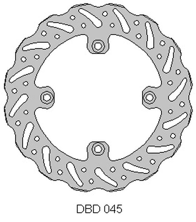 BRAKE DISC REAR BETA 525 RR 05-12, 250 RR 05-12, WAVE (260X120.3X4MM) (4X8.5MM) (NG1264)