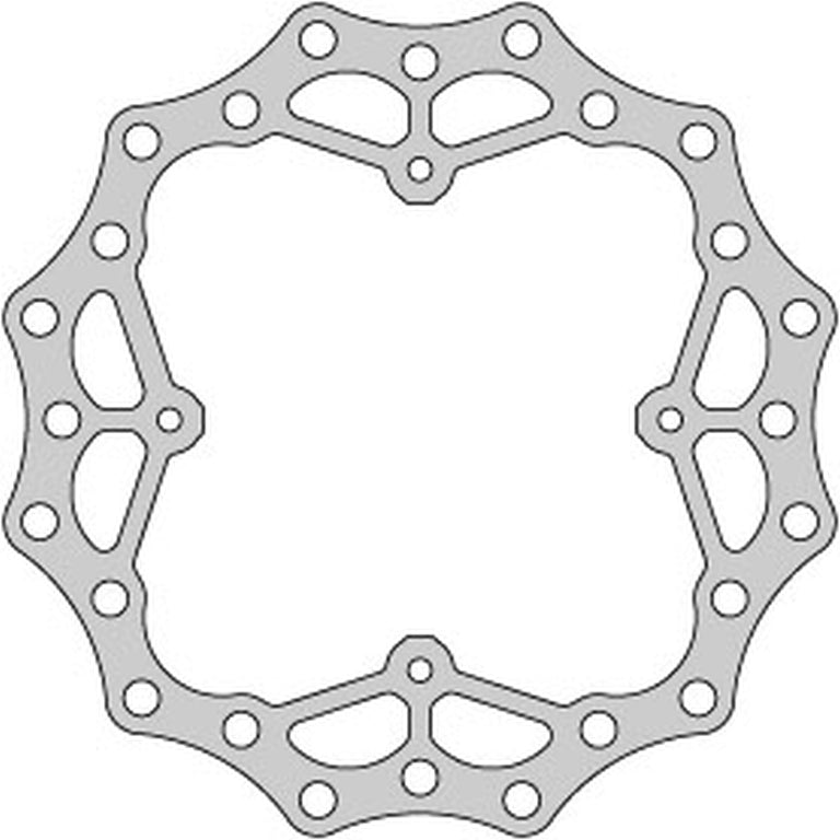 BRAKE DISC REAR HONDA CRF 450, CRF 250 04-21, CRF 250 X 04-17, CR 125 02-07, WAVE ULTRA LIGHT (240X121X4MM) (4X6.5MM) (NG654X)