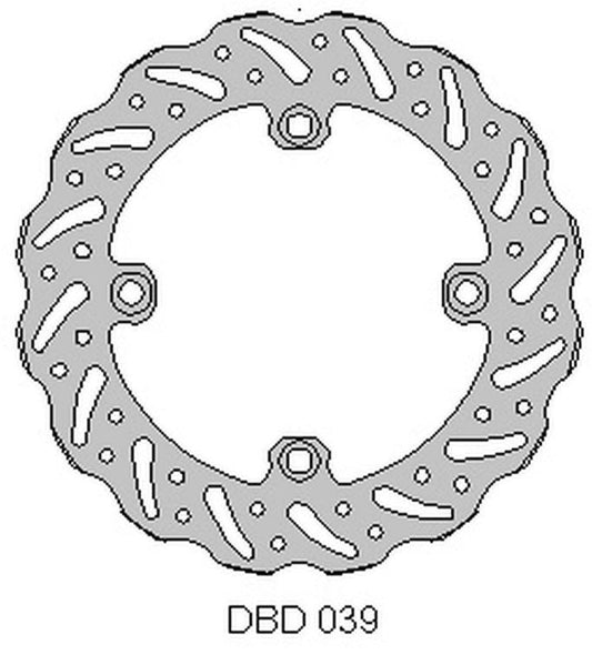 BRAKE DISC REAR HUSQVARNA TE/TC 450/510/610 05-10, TR/TC/WR 250 00-13, CR/WR 125 00-13, WAVE (220X112X4MM) (4X10MM) (NG263)