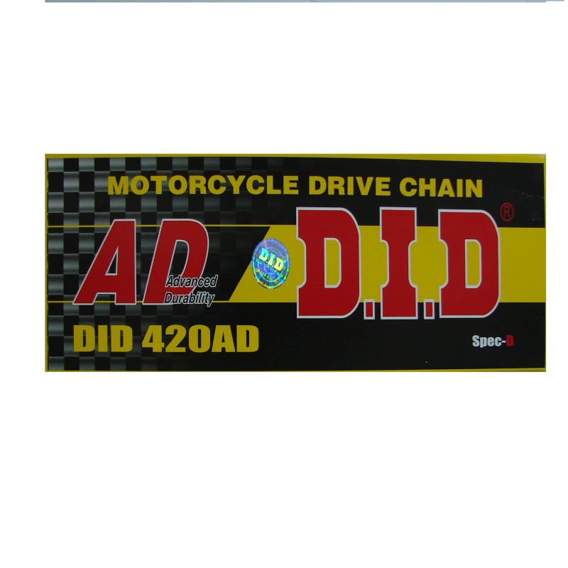 DRIVE CHAIN 420AD-126 (126 LINKS) NON O-RING (OPEN + CLIP)