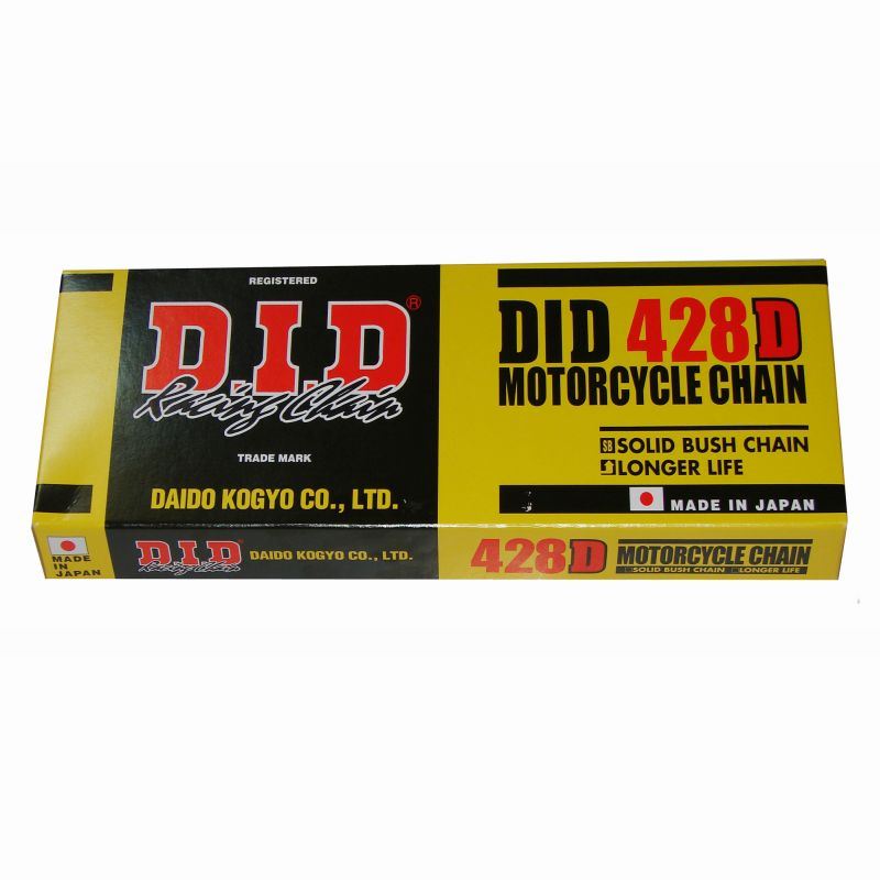 DRIVE CHAIN 428D-132 (132 LINKS) NON O-RING (OPEN + CLIP)